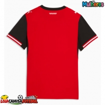 Camisa de Futebol Áustria Equipamento Principal Mulheres Mundo 2026 Manga Curta